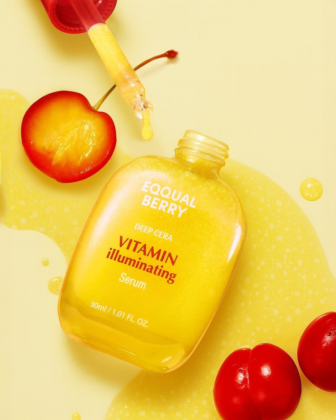 Eqqual berry deep cera vitamin illuminating serum-30ml