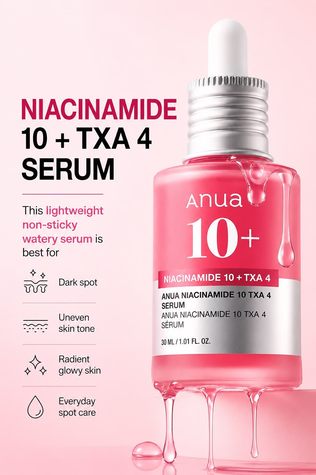 Anua niacinamide 10% + txa 4% serum-30ml