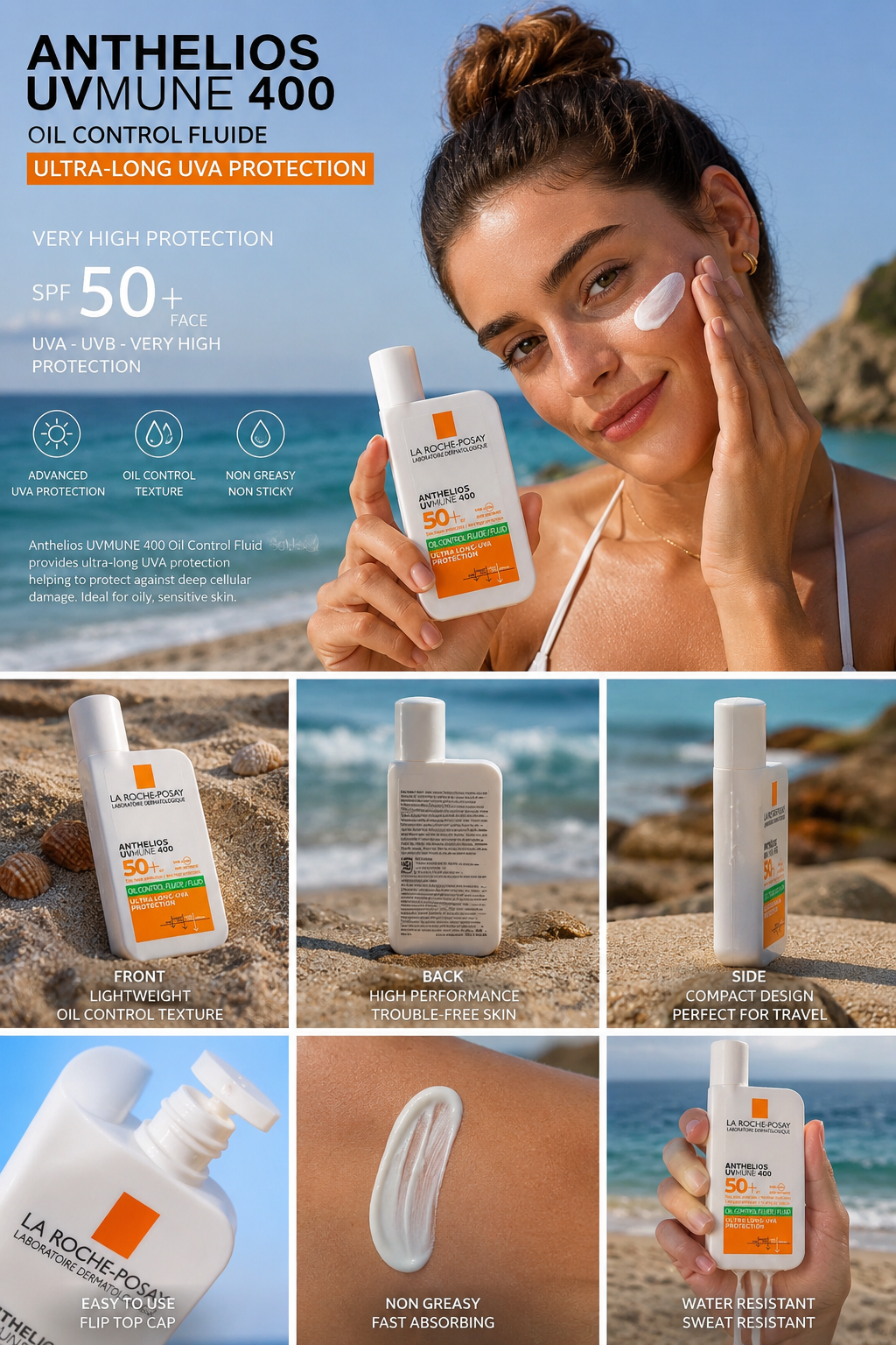 La Roche-Posay Anthelios UV Mune 400 Oil Control Fluid SPF50+ - 50ml